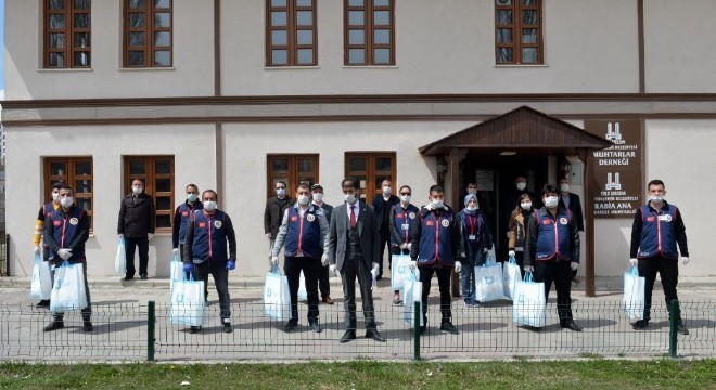 Erzurum'da 100 bin maske dağıtılacak