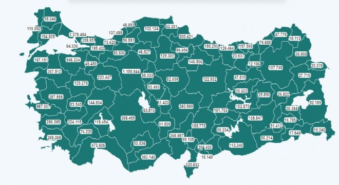 Erzurum'da 107 bin 748 kişi aşı oldu