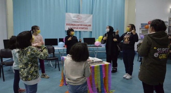 Erzurum'da Dünya Çocuk Hakları Günü etkinliği
