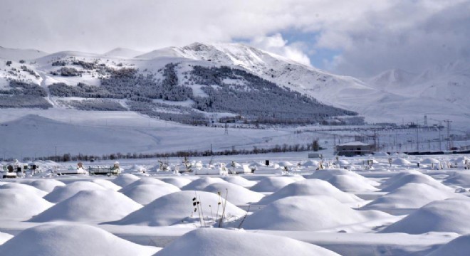 Erzurum'da bin 133 mahalle yolu ulaşıma kapandı