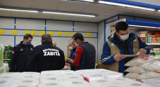 Erzurum'da stokçuluk ve fahiş fiyat denetimi