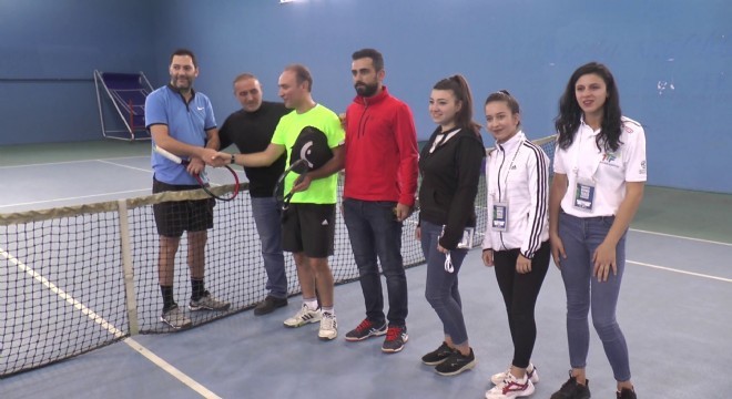 Erzurum'da tenis heyecanı