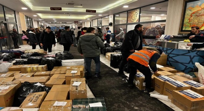 Erzurum'dan afet bölgesine destek köprüsü