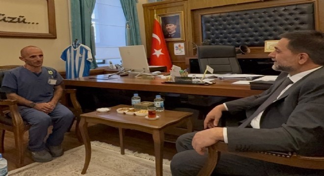 Fenomen çobandan Uçar'a ziyaret