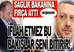 BAŞBAKAN'DAN FIRÇA YEDİ...