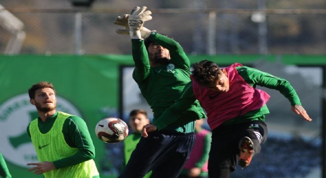 Giresunspor'da Erzurumspor maçı hazırlığı