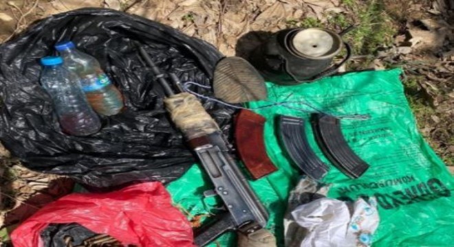 Hainlere ait mühimmat ele geçirildi