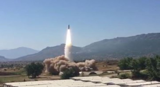 Hakurk'taki terör hedefleri yerli ve milli füzeyle vuruldu