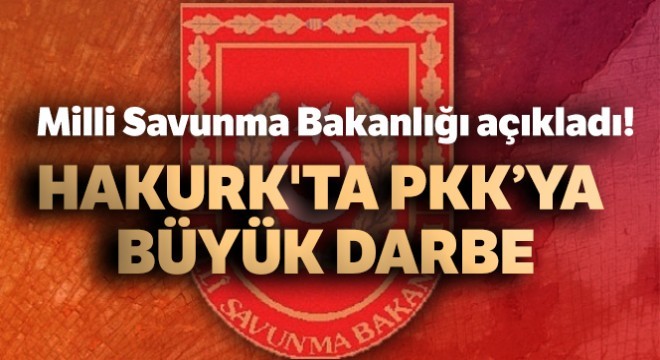 Hakurk'taki terör yuvaları yok ediliyor