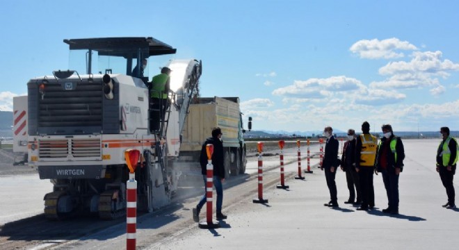 Havalimanı'nda çalışmalar yeniden başladı