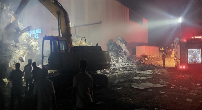 Hurdacılar sitesinde yangın