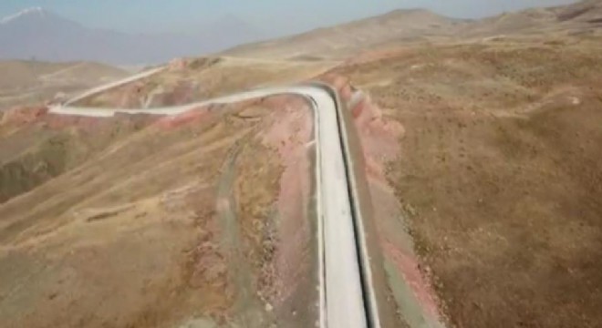 Iğdır sınırındaki duvar çalışmaları tamamlandı