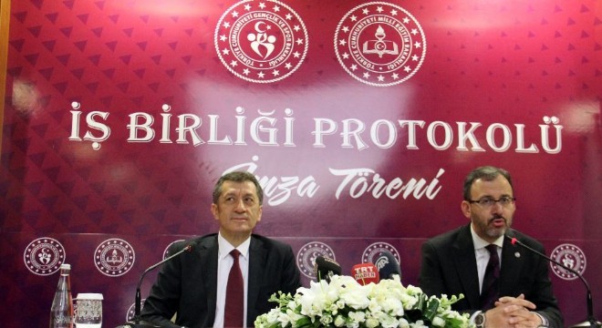 MEB ve GSB'den işbirliği protokolü