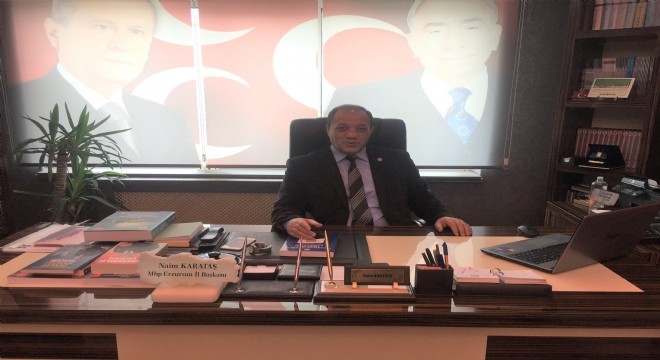 MHP İl Başkanı Karataş'tan kandil mesajı