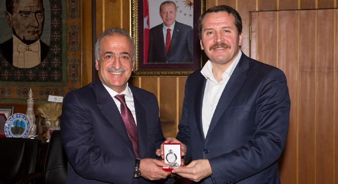 Memur-Sen Genel Başkanı Ali Yalçın'dan, Rektör Çomaklı'ya Ziyaret