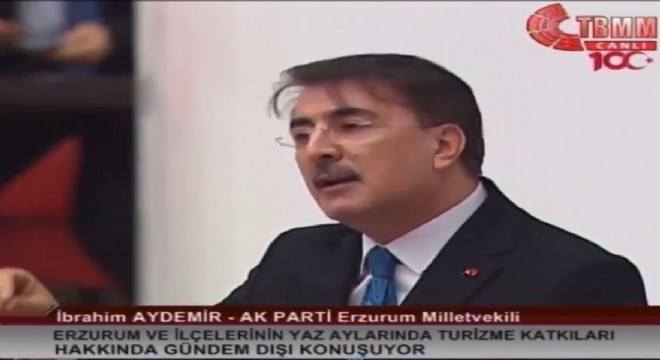 Milletvekili Aydemir TBMM'de Erzurum'u anlattı