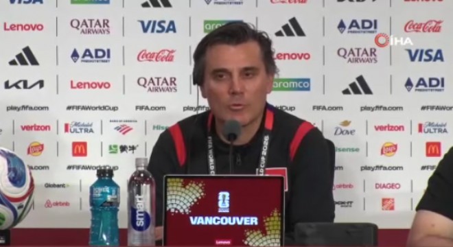 Montella: Türk halkının bizimle gurur duymasını istiyoruz