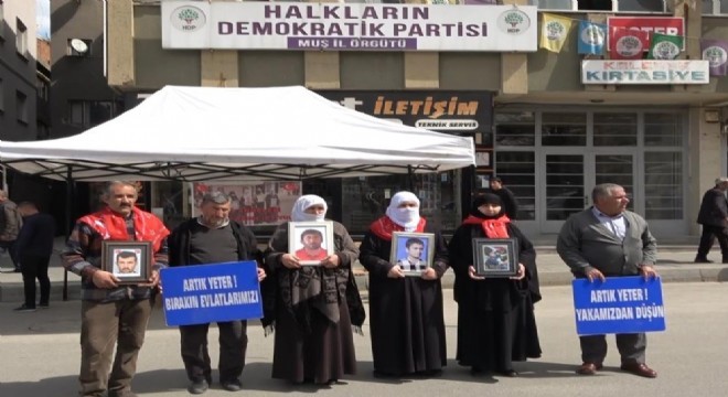 Muşlu Anneler evlat nöbetinde