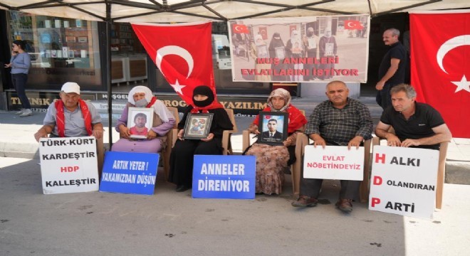 Muşlu ailelerin evlat nöbeti 158. haftada