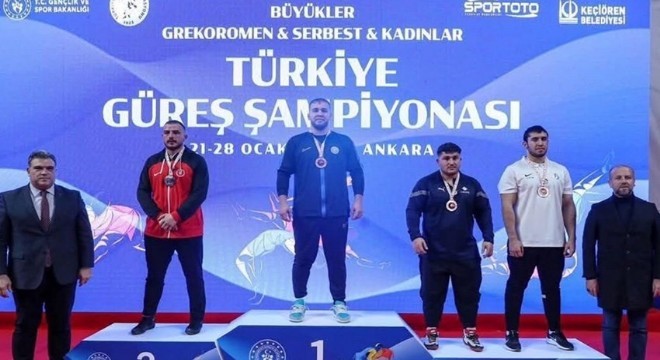 Mısırcı güreşte ETÜ'nün gururu oldu