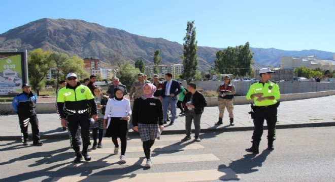 Oltu'da yaya güvenliği etkinliği