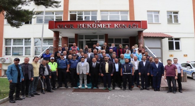 Olur Kaymakamı Kini'ye duygusal veda