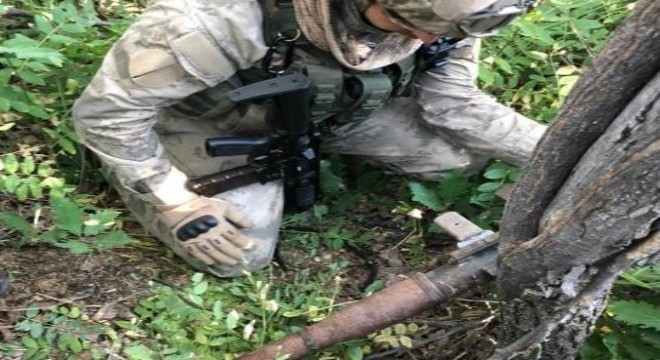 PKK mensuplarına ait mühimmat ele geçirildi