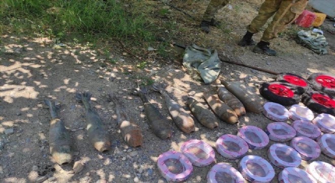 PKK'ya ait mühimmat imha edildi