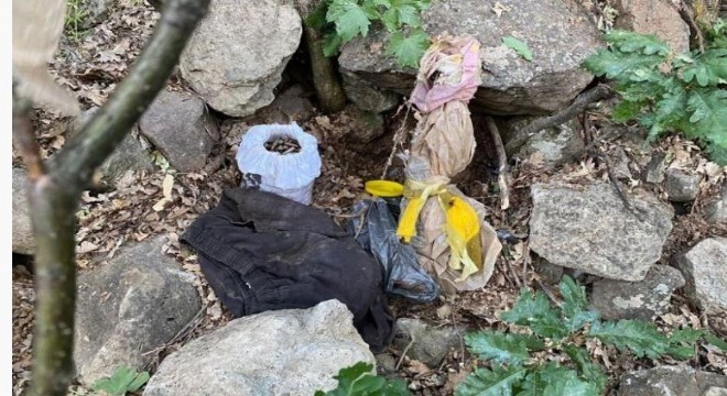 PKK'ya ait silah ve mühimmat ele geçirildi