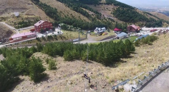 Palandöken'de Zipline mevsimi
