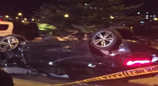 Palandöken'de trafik kazası: 3 yaralı