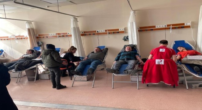 Pasinler'de kan bağışı seferberliği