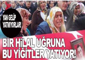 ŞEHİTLER YÜREKLERE GÖMÜLDÜ....