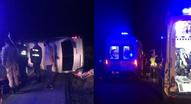 Sansa Deresinde kaza: 9 yaralı