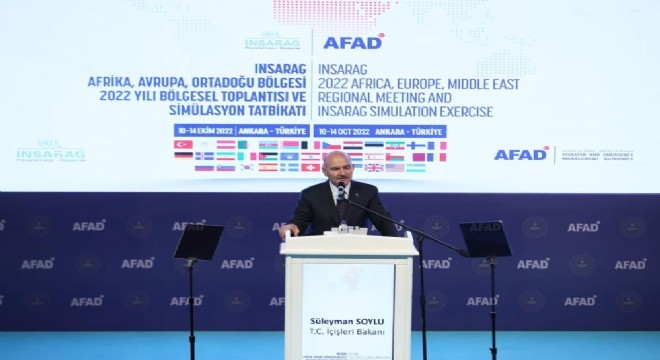 Soylu'dan afetle mücadele değerlendirmesi