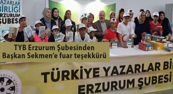 TYB'den Sekmen'e kitap fuarı teşekkürü