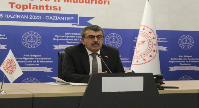 Tekin MEB'de önceliği paylaştı