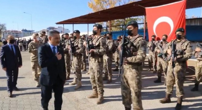 Tunceli'de PÖH'ler Suriye'ye uğurlandı