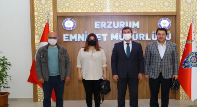 Tuncer İHA Bölge Müdürü Türkez'i kabul etti