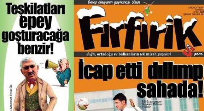 Türkiye'nin tek şehir mizah dergisi Fırfırik 15 yaşında