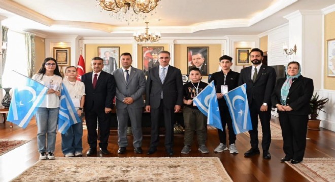 Türkmeneli Heyetinden Vali Baruş'a ziyaret