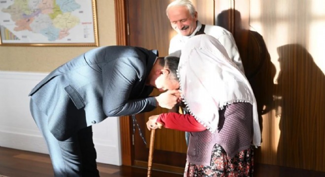 Umre ziyareti sonrası Çiftçi'ye ziyaret