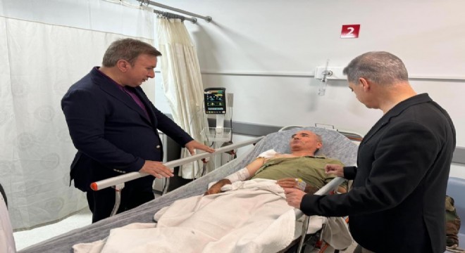 Vali Aydoğdu kazazedeleri ziyaret etti