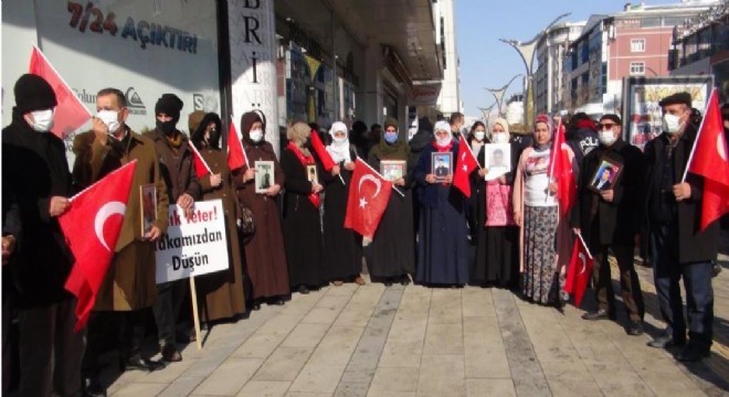 Van'da ailelerin eylemi devam ediyor