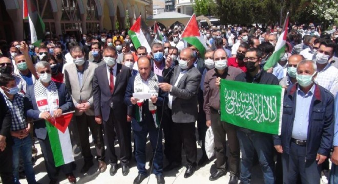 Van'da Filistinli şehitler için gıyabi cenaze namazı kılındı