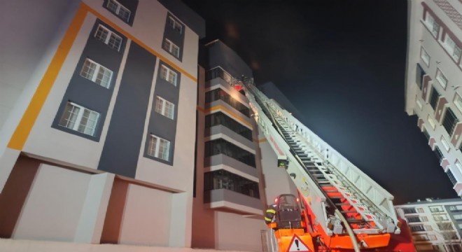 Yakutiye'de yangın