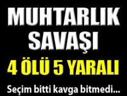 Muş'ta seçim bitti kavgası hala birmedi