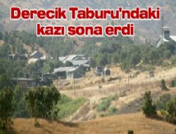 Derecik Taburu'ndaki kazı sona erdi