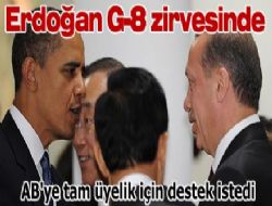 Erdoğan G-8 zirvesinde