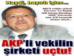 AKP'li vekil, Turyağ'ı İSO'da 278 sıra zıplattı